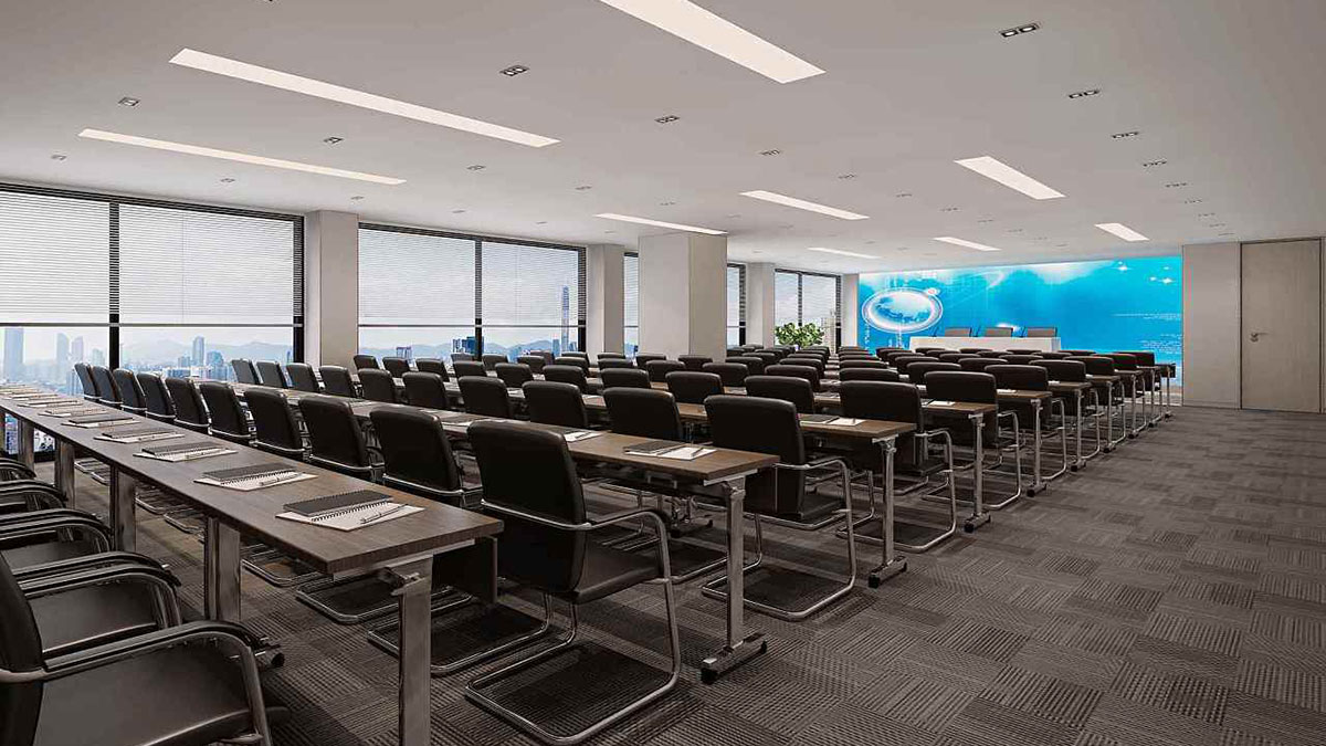 280平米新中式办公室装修效果图