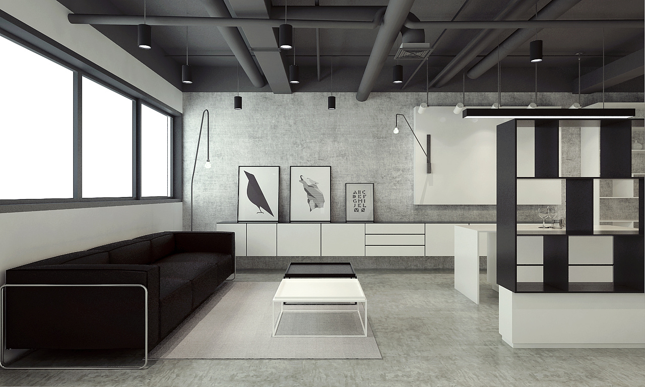 460平米企业办公室装修效果图