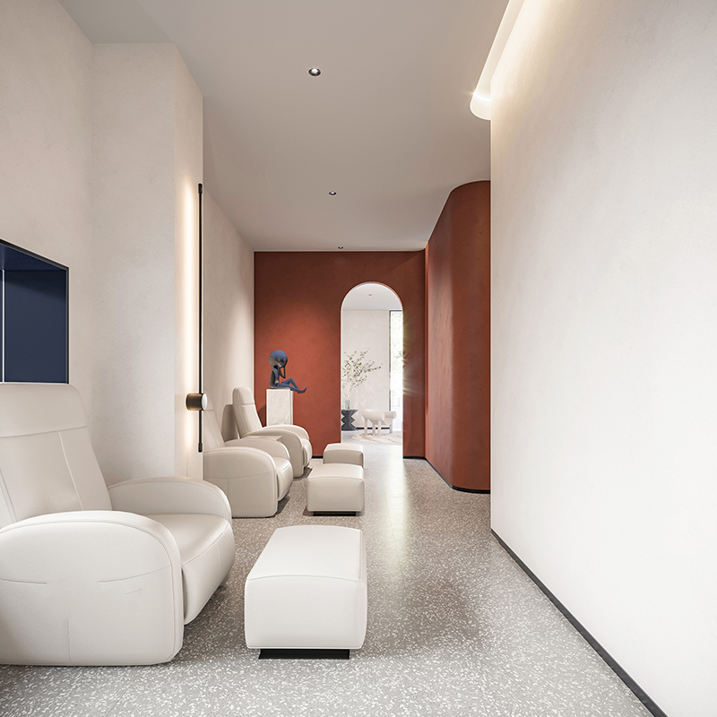 120平米美甲店装修设计案例