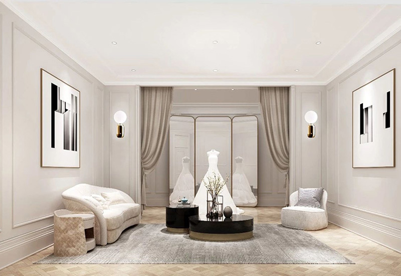 400平米婚纱摄影馆装修设计效果图