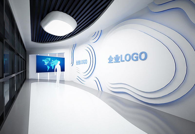 800平米集团公司展厅装修设计效果图