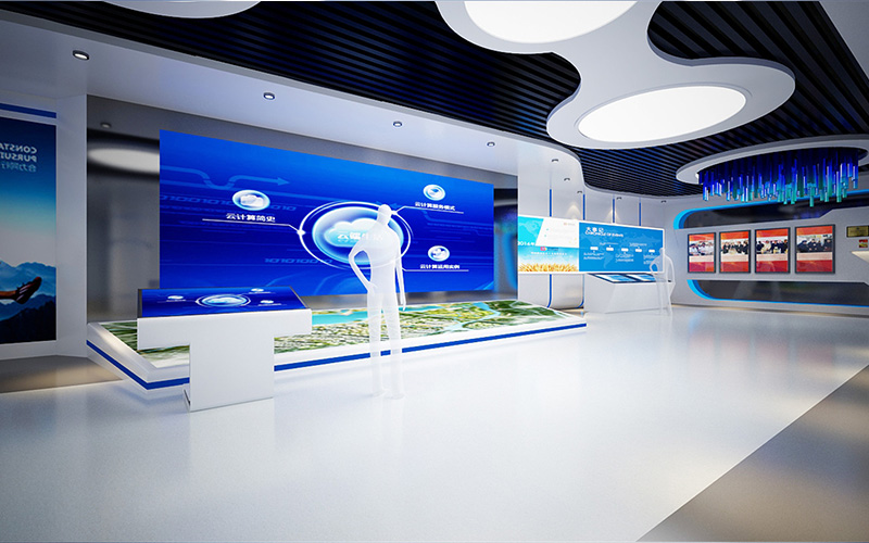 800平米集团公司展厅装修设计效果图