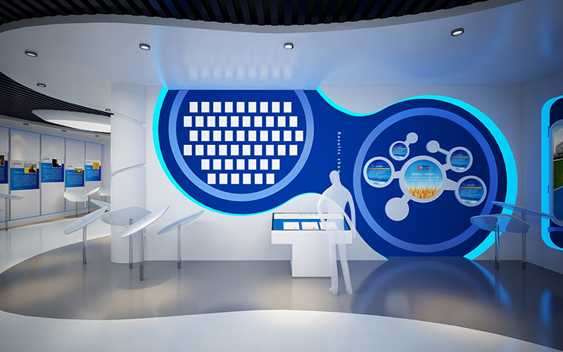 800平米集团公司展厅装修设计效果图