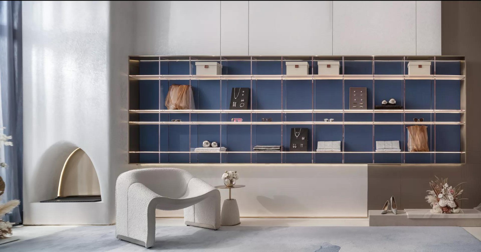 180平米婚纱礼服定制店铺装修设计效果图