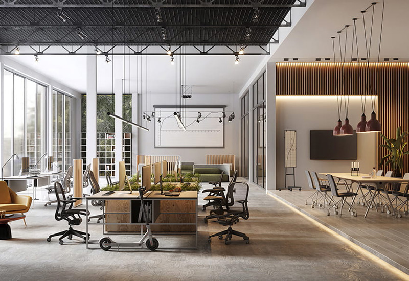 120平米现代风格办公室装修设计