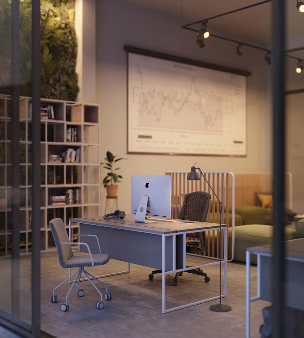 120平米现代风格办公室装修设计