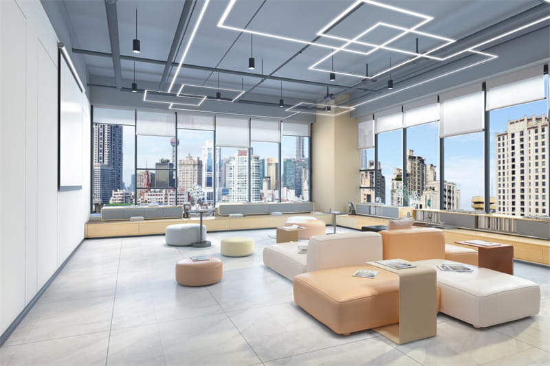 郑州办公室茶水间休闲区装修效果图