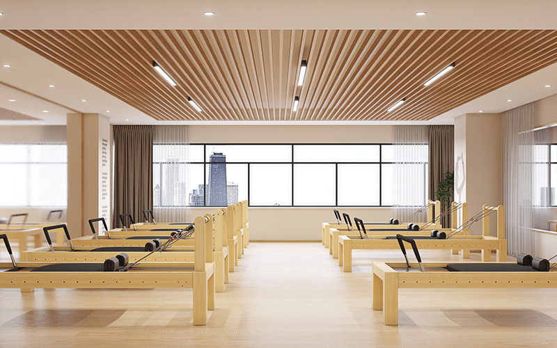 540平米瑜伽馆设计装修效果图