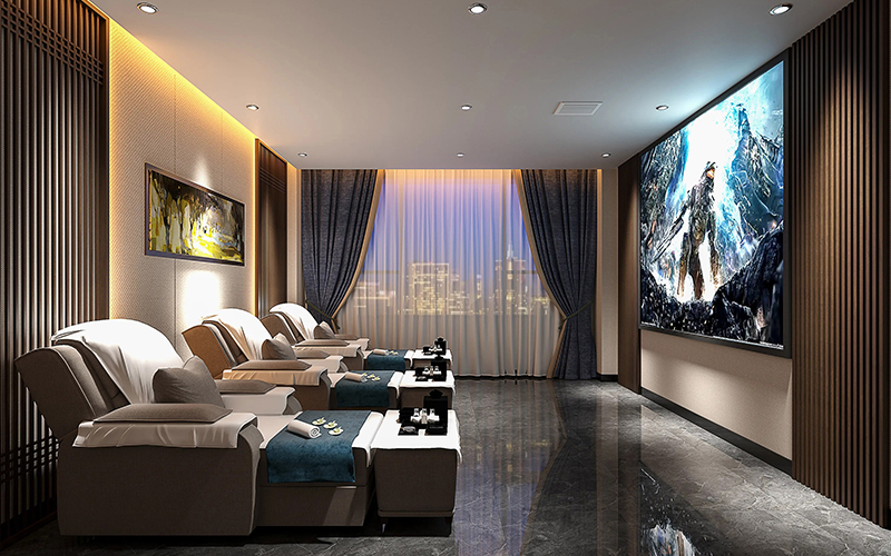 300平米足浴店装修设计效果图