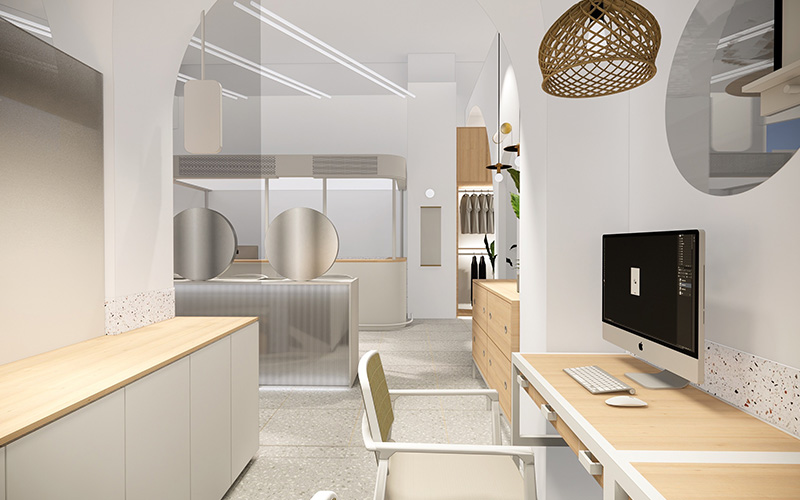 1150平米婚纱摄影学院装修设计效果图