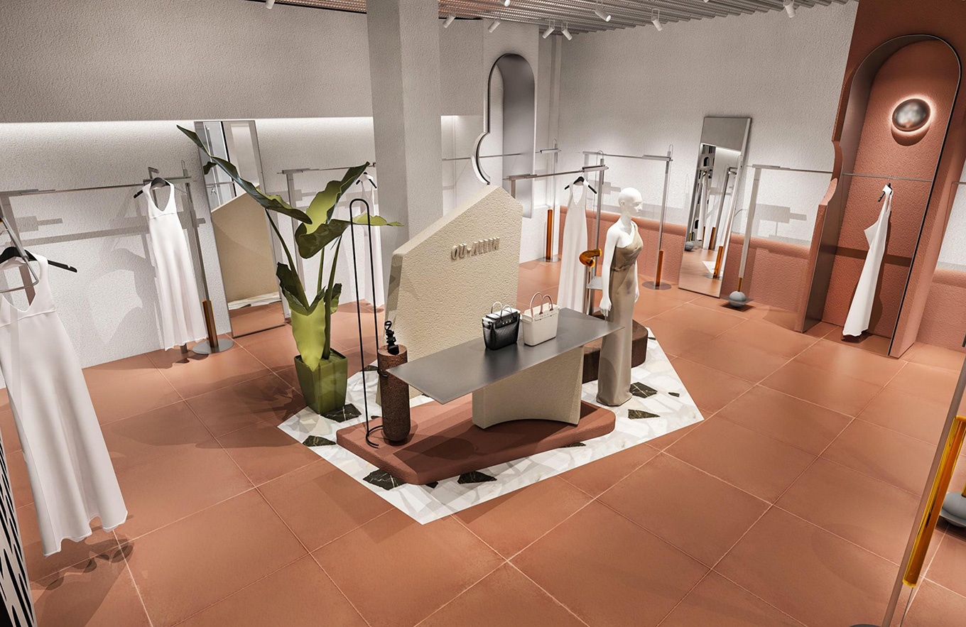 130平米包包专卖店设计装修效果图