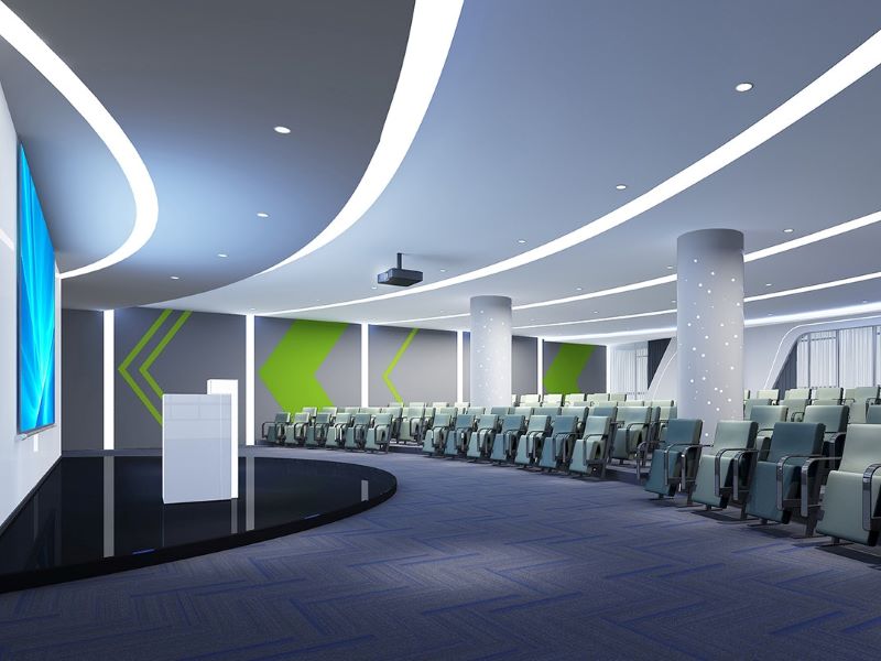 600平米办公室装修设计-产业园装修改造