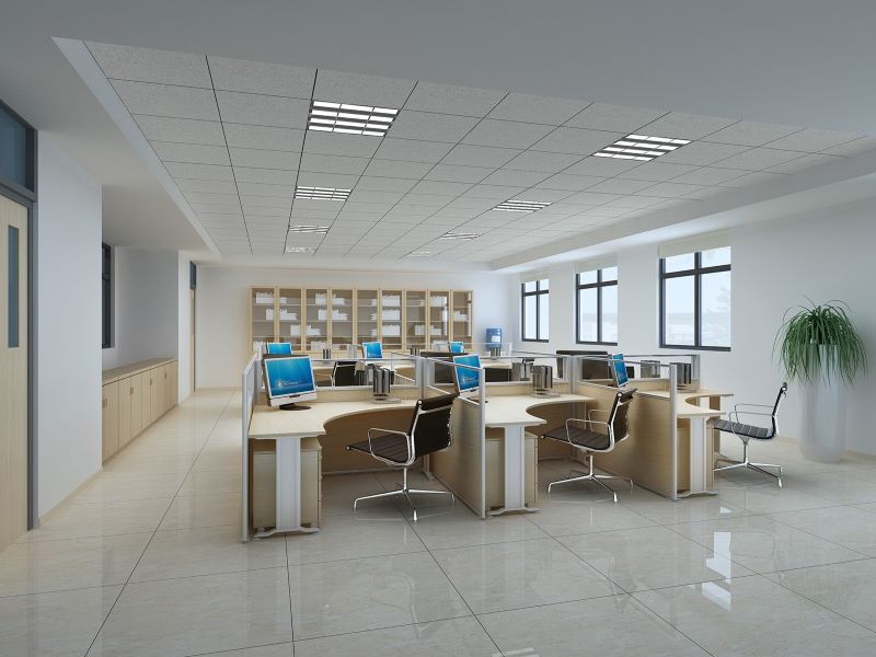 800平米学校办公室装修-教室装修效果图