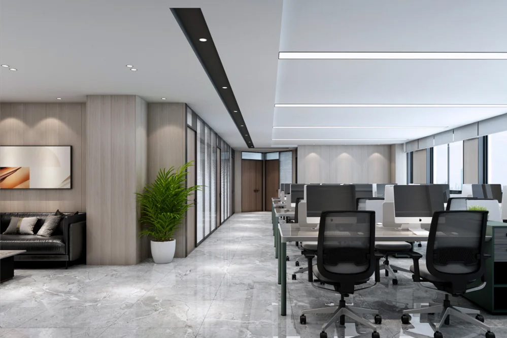 800平米现代办公室装修设计效果图