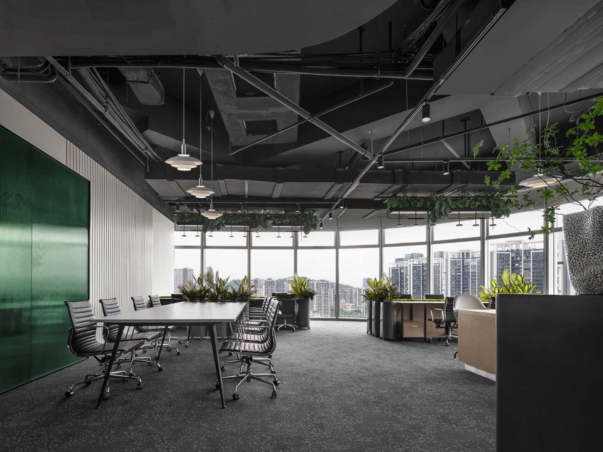 315平米办公空间设计装修效果图