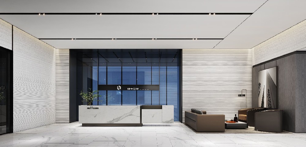 700平米极简办公室装修设计效果图