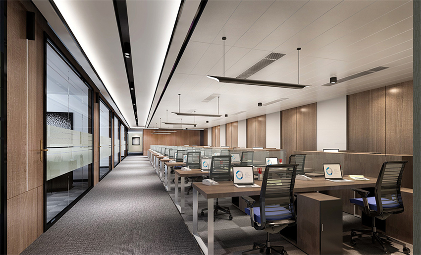郑州办公室设计600平米装修效果图