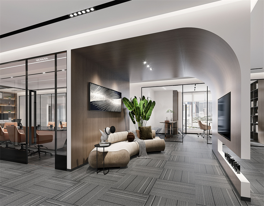 320平律师所事务所办公室设计效果图