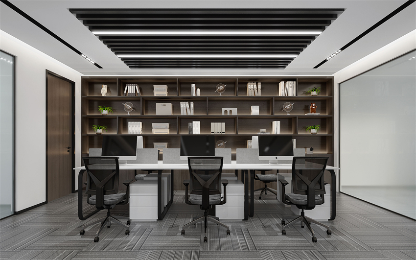 320平律师所事务所办公室设计效果图