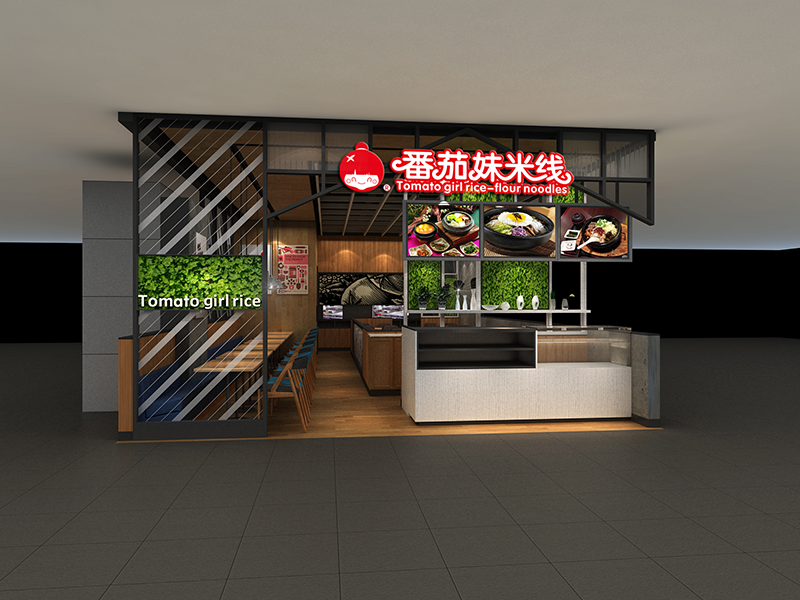 100平米线店面设计装修效果图