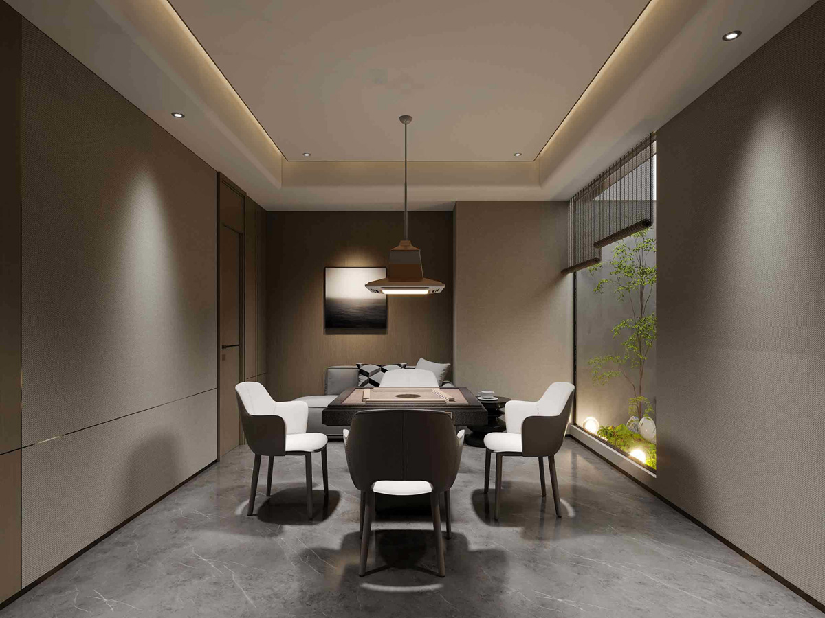 1000平米郑州茶楼装修设计效果图