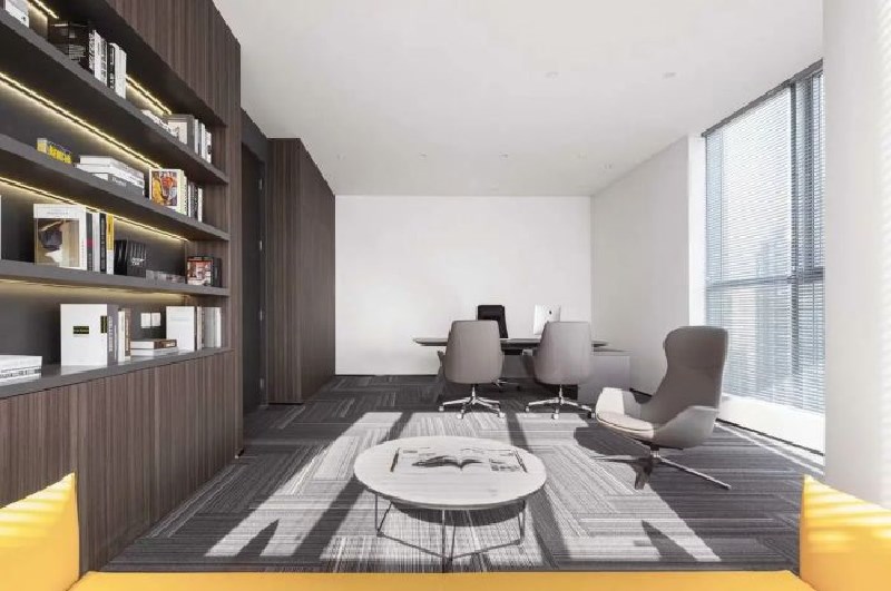 400平米外贸公司办公室设计图