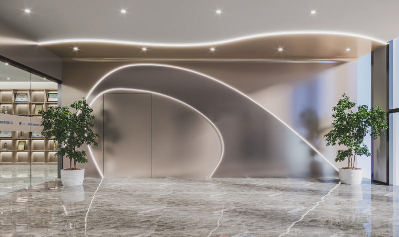 610平米郑州办公室装修设计效果图