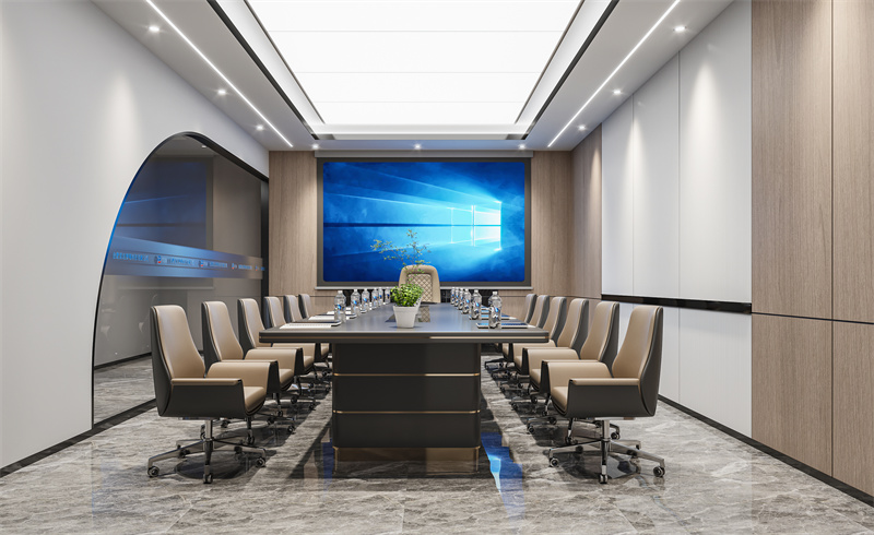 610平米郑州办公室装修设计效果图