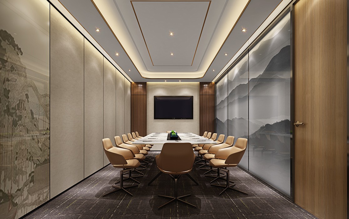 700平郑州企业办公室装修效果图