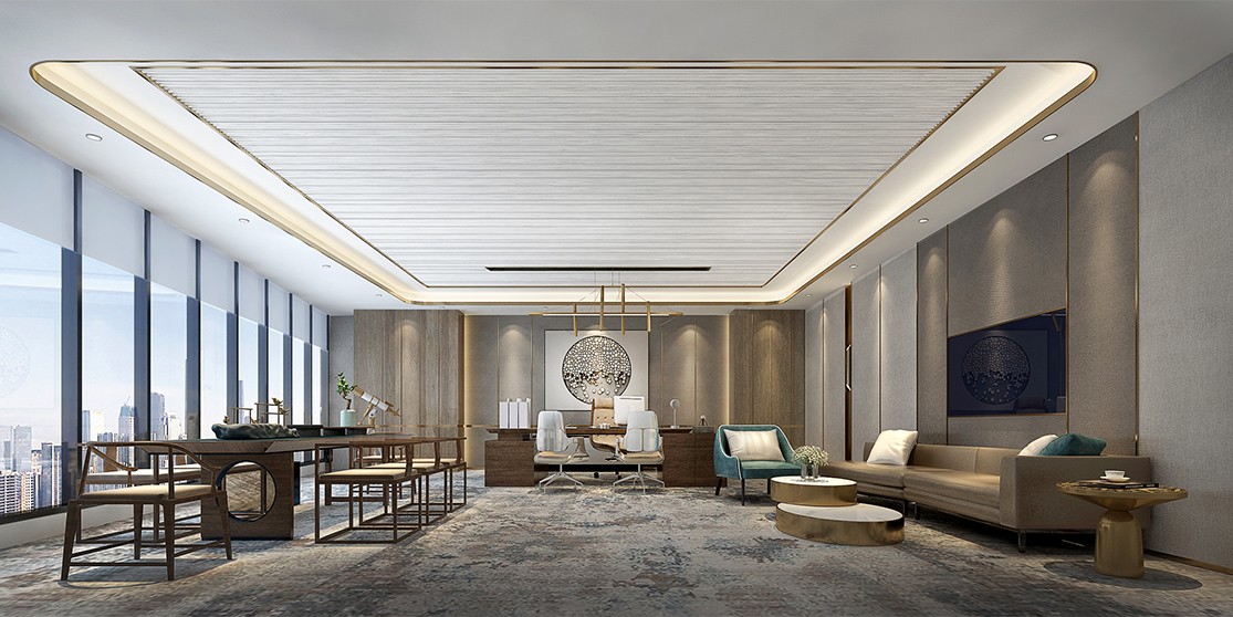 700平郑州企业办公室装修效果图