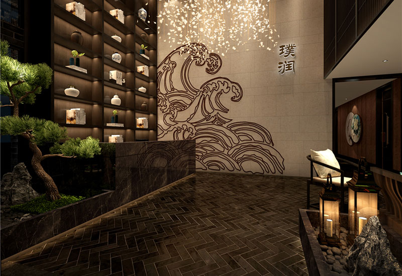 700平米足浴会所设计装修效果图