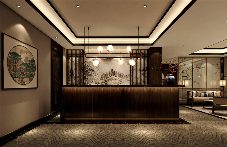 570平米足浴SPA会所装修设计效果图