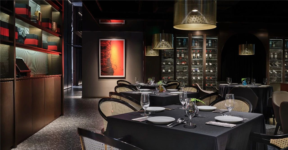 570平米新中式餐厅装修设计效果图