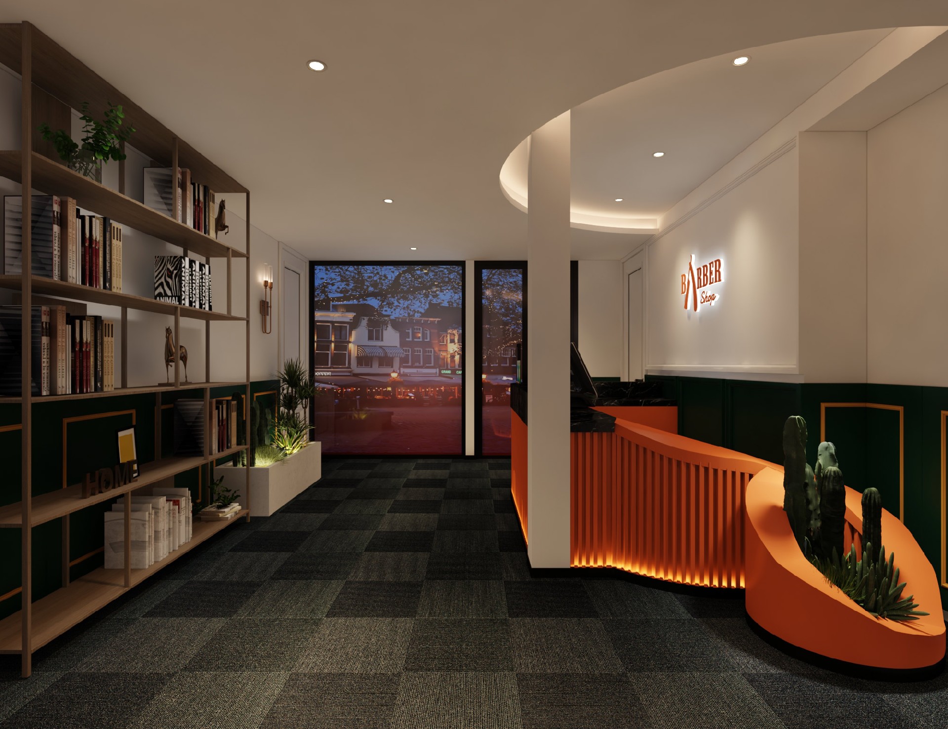 350平米剧本杀馆装修设计效果图