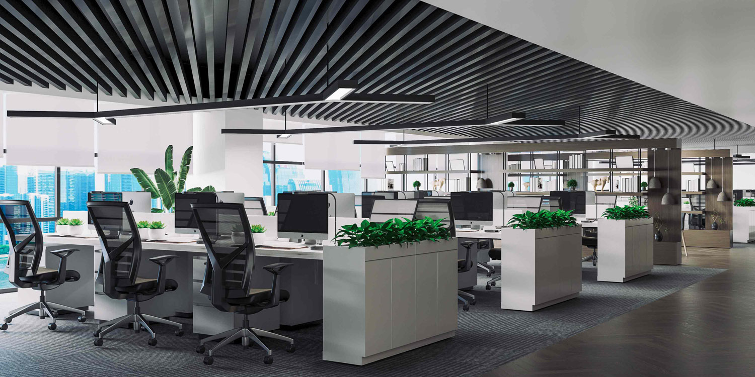 600平郑州办公室装修设计案例