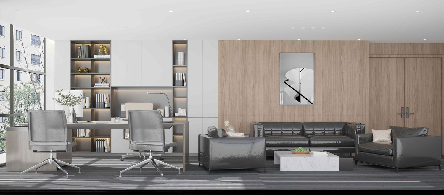 600平郑州办公室装修设计案例