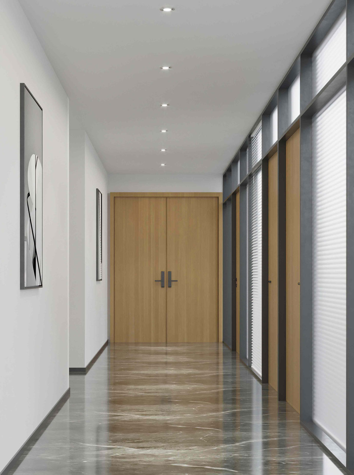 600平郑州办公室装修设计案例