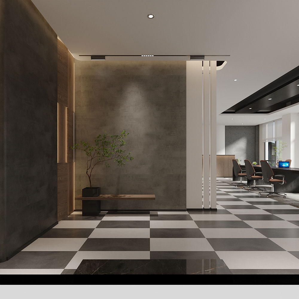 500平米科技办公室装修效果图