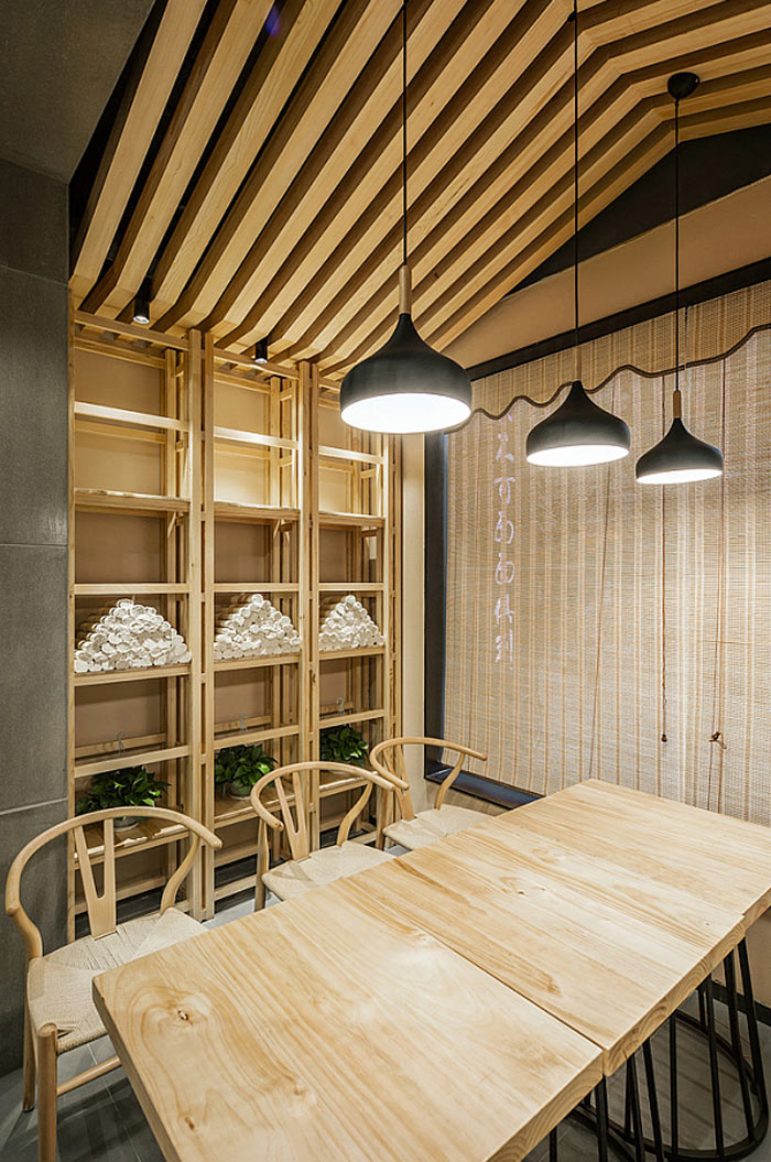 185平方特色面馆装修设计效果图