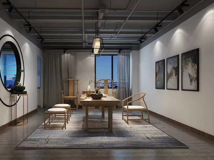 312平米新中式办公室装修效果图