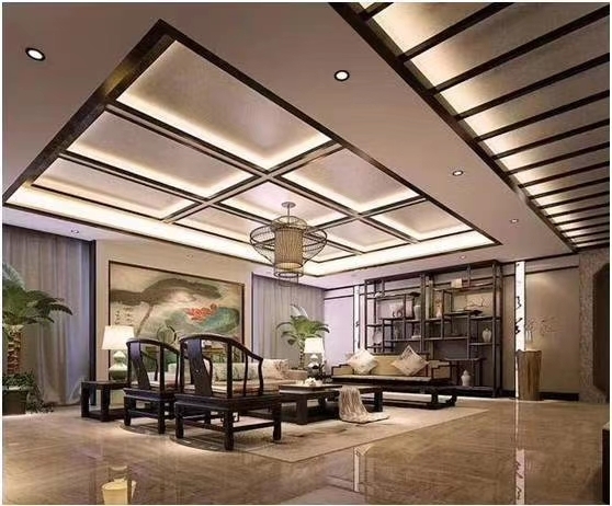 312平米新中式办公室装修效果图