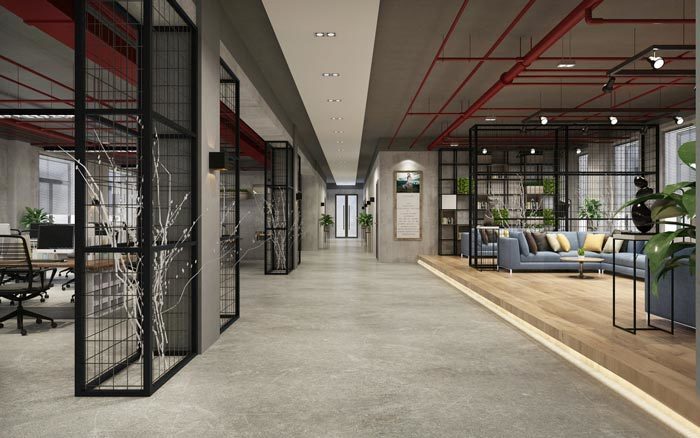 310平米工业风办公室装修效果图