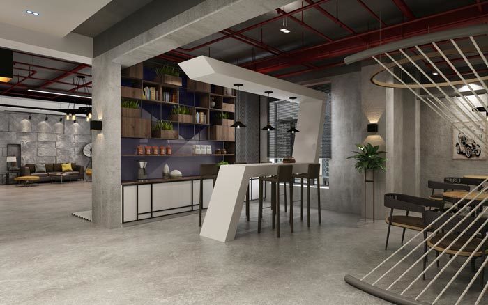 310平米工业风办公室装修效果图