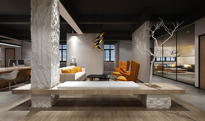 265平米特色艺术办公室设计效果图