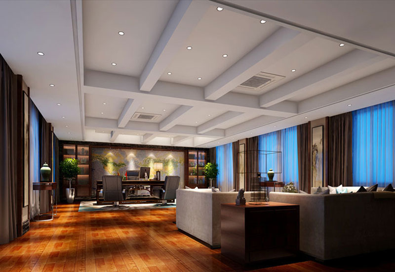 60平米总经理办公室设计效果图