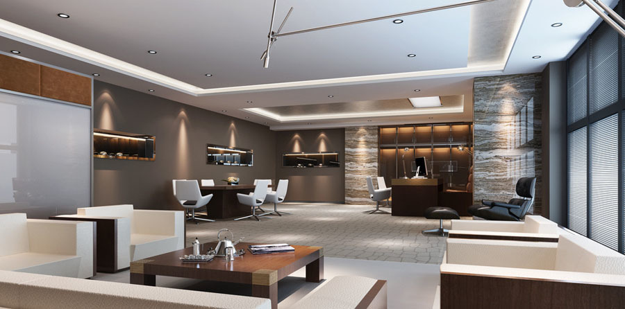 60平米总经理办公室设计效果图