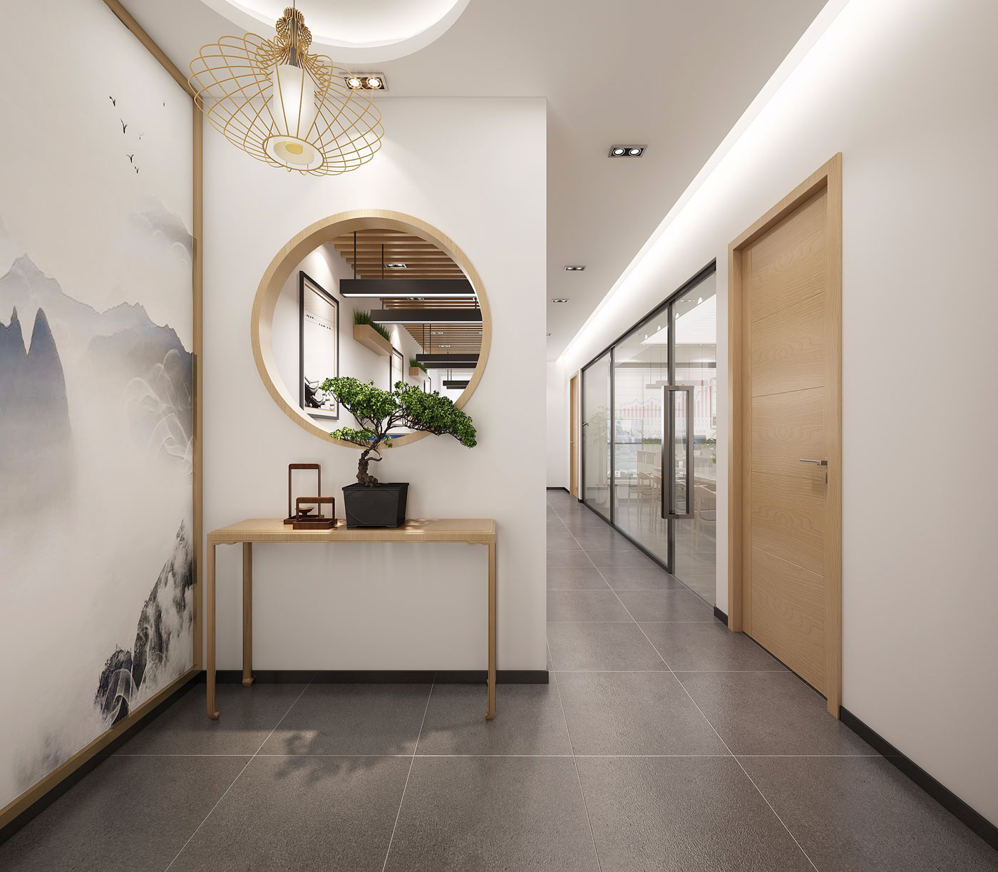 215平米轻奢办公室装修设计案例