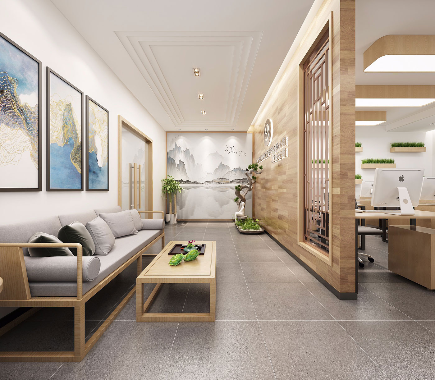 215平米轻奢办公室装修设计案例