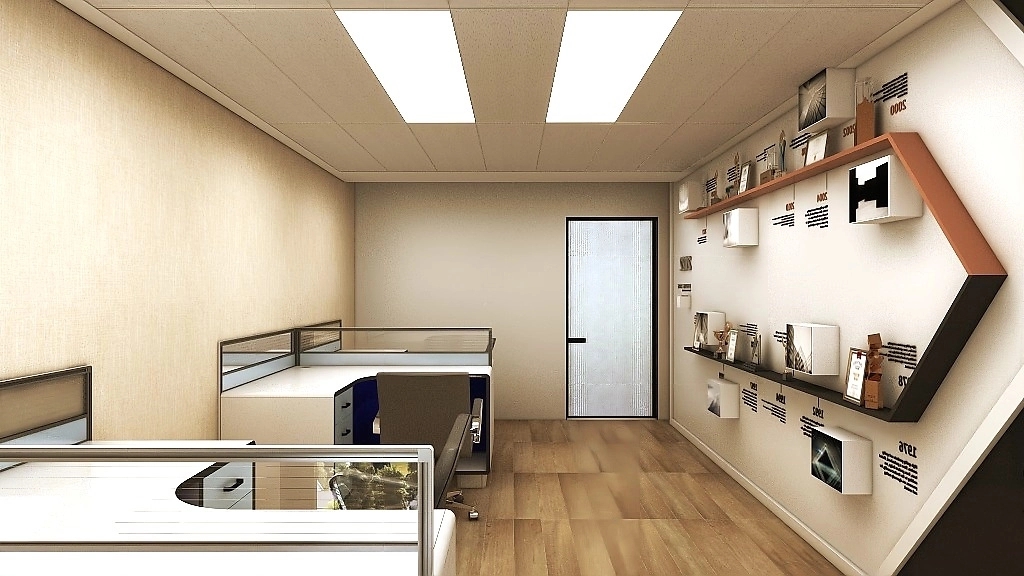 185平米公司办公室装修设计效果图