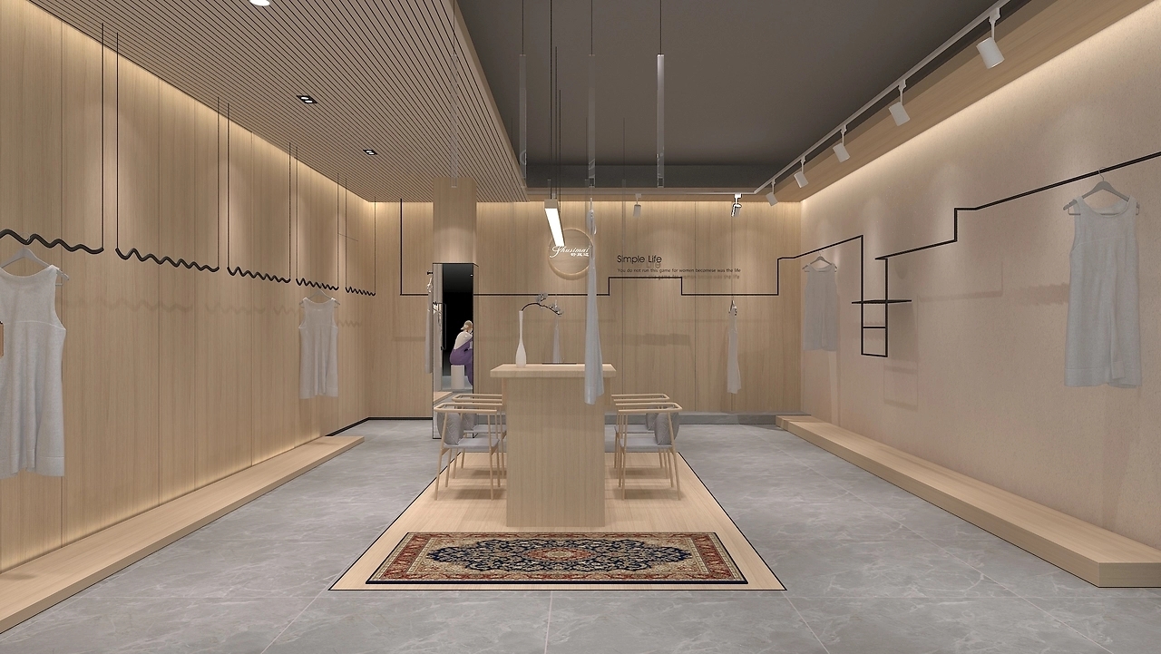 45平米女装店面设计装修效果图